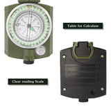 Outdoor Waterproof Compass Digital Luminous Compass