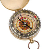 New Outdoor Camping Navigation Hiking Portable Brass Pocket Gold Tactical Compass