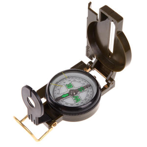 Portable Army Green Folding Lens Compass Military Multifunction Compass