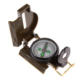 Portable Army Green Folding Lens Compass Military Multifunction Compass