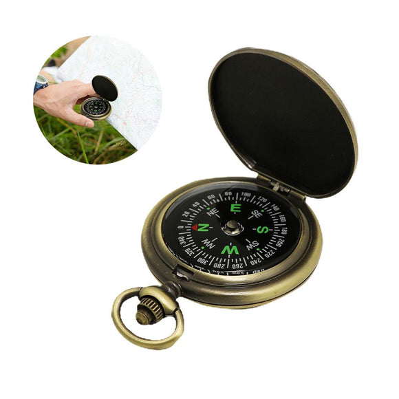 Retro Pocket Watch Compass Zinc Alloy Retro Style Elegant Appearance Compass