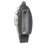 4 in 1 Multifunctional Compass Thermometer Whistle Magnifier