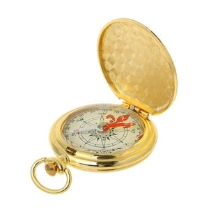 Custom Pocket Watch Flip Compass Portable Hiking Navigation Compass